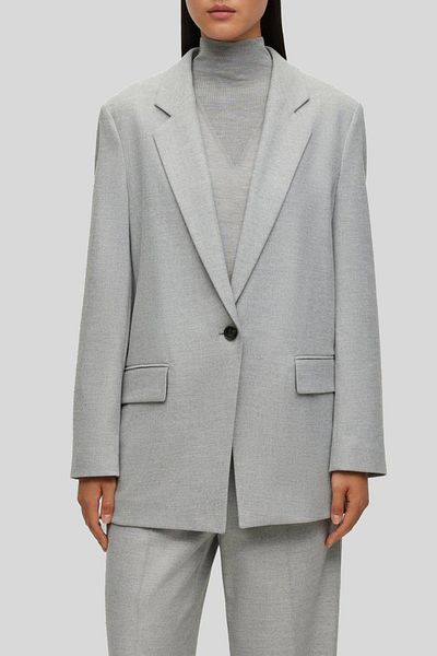 BOSS Women's Oversize Jacket Gray