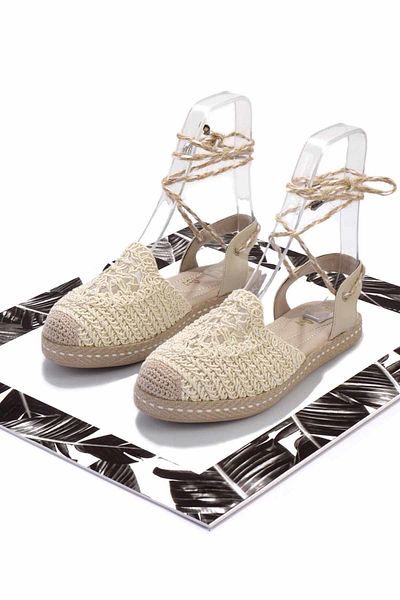Bambi Beige Women's Espadrille K01117011116