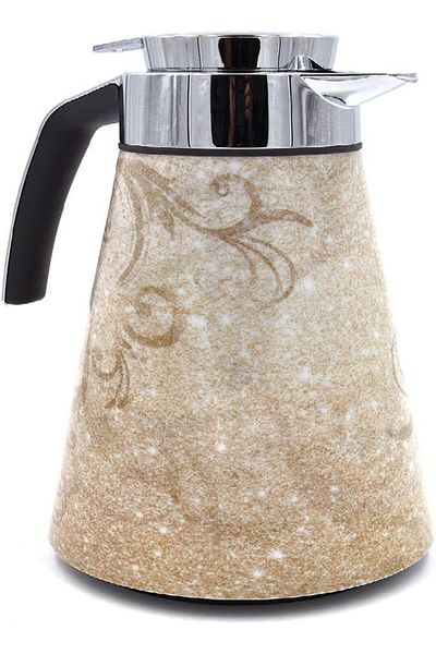 emsa Cone Vacuum Flask, 1.5L, Flower Bed – Elegant, Floral & Insulated