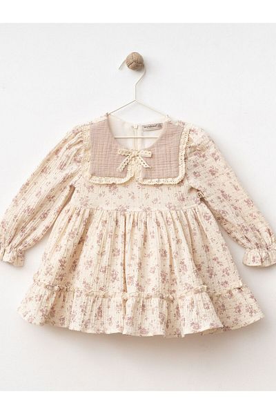 Cherrys Bebek Floral Muslin Dress
