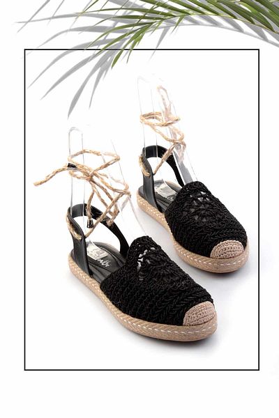 Bambi Black Women's Espadrille K01117011116