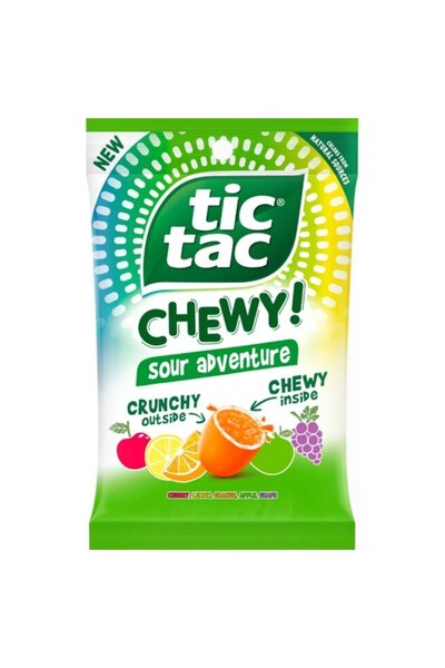 Tic Tac Chewy Sour Adventure Crunchy 80 g