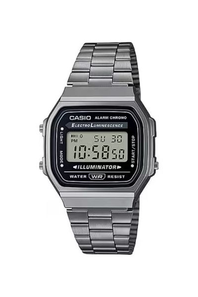 Casio CASIO Unisex's Digital Grey Dial Watch - A-168WGG-1ADF