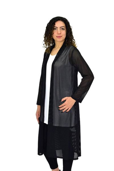 papilla Women's Mesh Long Sleeve Cardigan Bgl-St04664