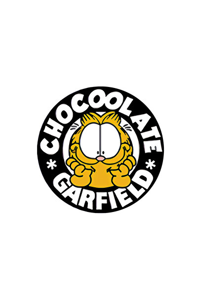 INOVATIX Set de 8 piese, autocolant Garfield cu ciocolată, INOVATIX®. 6 cm