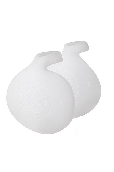 zenifique Zenifique Metatarsal Pads, Set of 2, with Finger Ring, Made of Silicone, White