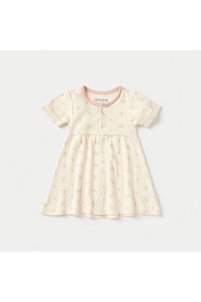 Juniors Floral Print A-line Dress - Set of 2