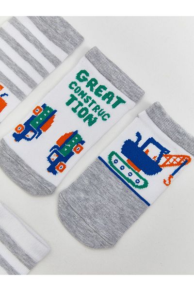 LC Waikiki Mixed Patterned Boy's Booties Socks 5-Piece