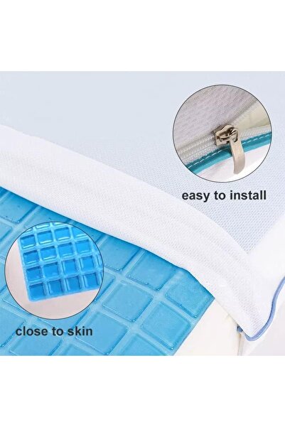 Generic Gel Memory Foam Cooling Pillows Stomach Sleepers | Orthopedic Neck & Back Support for A Relaxed Slee