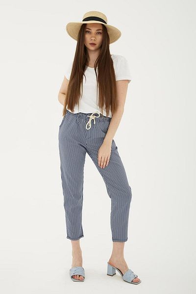 Fashion Friends 25Y0344K1 Women's Striped Trousers