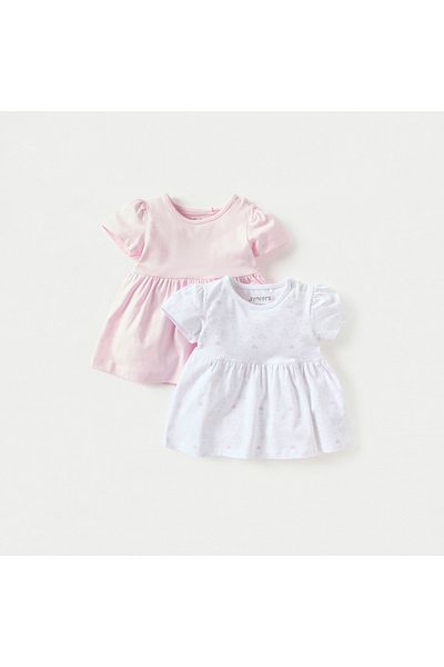Juniors Assorted A-line Dress with Cap Sleeves