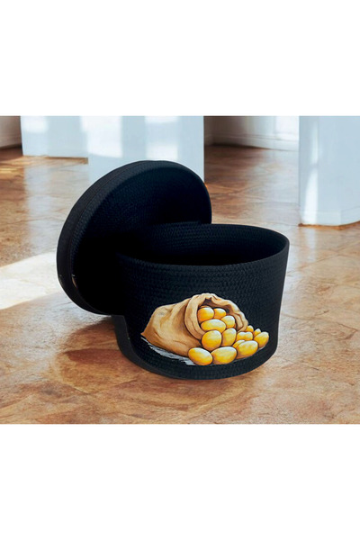 colezahome Potato Basket Decorative Basket Organizer Basket Jute Basket Potat...