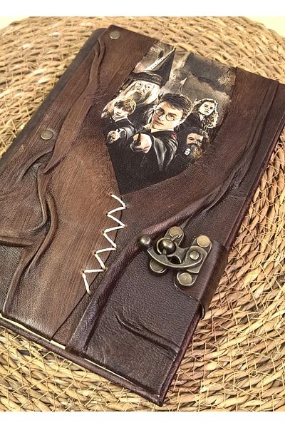 GUETTA Handmade Genuine Leather Daily Memory Book Harry Potter