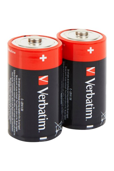 Verbatim Baterii Verbatim Alkaline, C, 2 buc