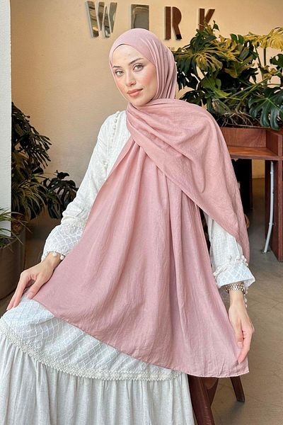 lamelif Comfort Cotton Shawl Powder