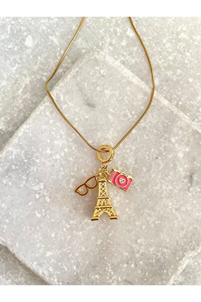 By Selen Suyolcu Cobra Chain Women's Steel Necklace