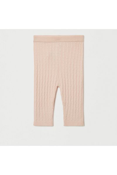 Juniors Cable Knit Leggings with Elasticated Waistband
