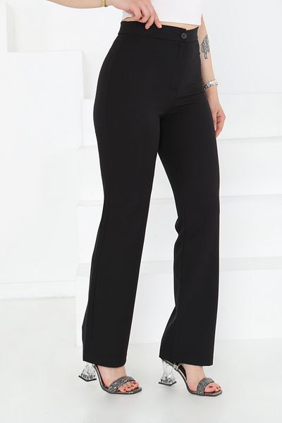 TOFİSA Fabric Trousers Black - 27246