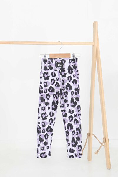 TOFİSA Момичешки лилави клинчета с печат и герб - 27203