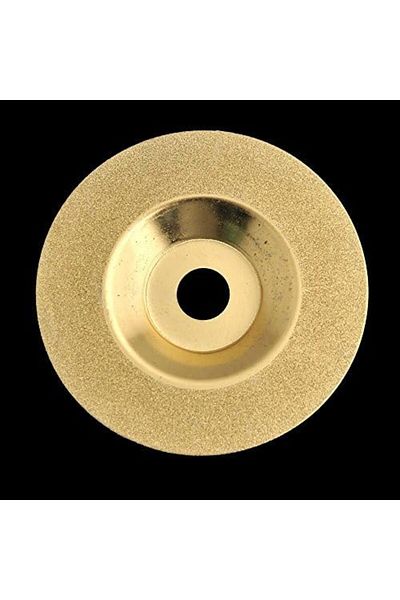 Nobrand 4.5" Diamond Coated Grinding Disc Wheel Convex for Angle Grinder 100mm Grit
