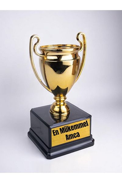 lili hediyelik Best Perfect Uncle Printed Award Achievement Championship Trophy