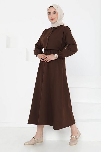 TOFİSA Double Dress Suit Brown - 27184