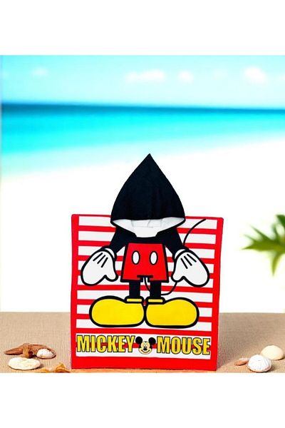 MİLAYS LİFE HOME COLLECTİON Milays Children's Poncho Beach & Sea Towel