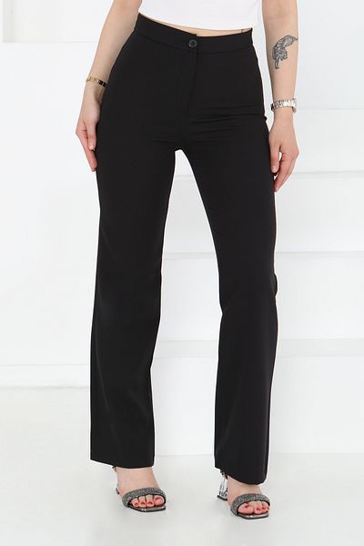 TOFİSA Fabric Trousers Black - 27246