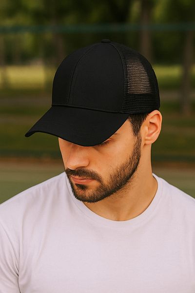 GONCA ŞAPKA Summer Cotton Hat with Mesh Back