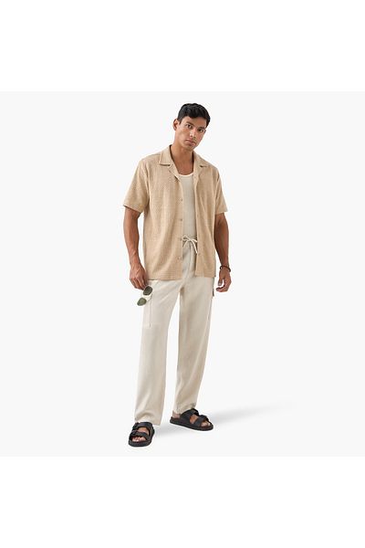 Iconic Cargo Flexi Waist Trousers with Drawstring Closure