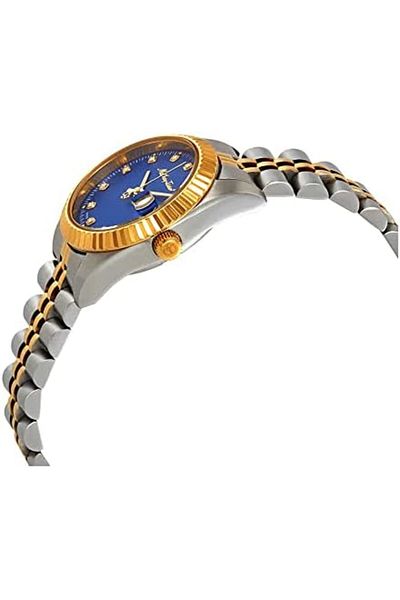 Mathey-Tissot Mathey III Quartz Crystal Blue Dial Ladies Watch D810BU