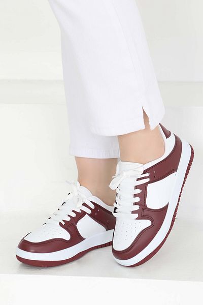 TOFİSA Women's Burgundy Sports Shoes - 27090