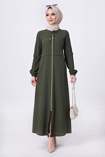 TOFİSA Fermuarlı Kap Haki - 27072