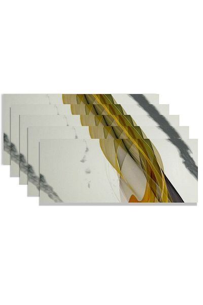 HOZRO Set 220 x Placi imitatie Marmura autoadezive HOZRO, Model abstract, pentru pereti, acopera o suprafa