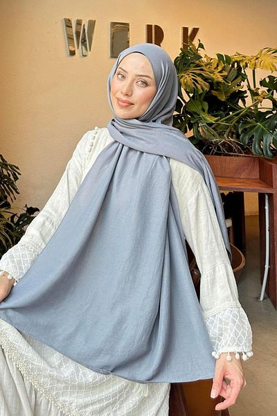 lamelif Comfort Cotton Shawl Smoked