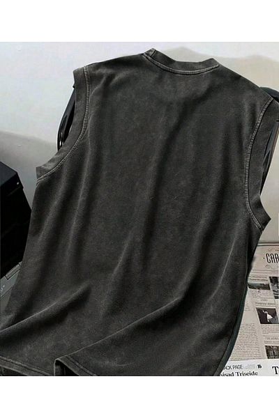 1blood Holiday Line Sailor Tank Top Crew Neck Washable Vintage Unisex Oversize T-shirt