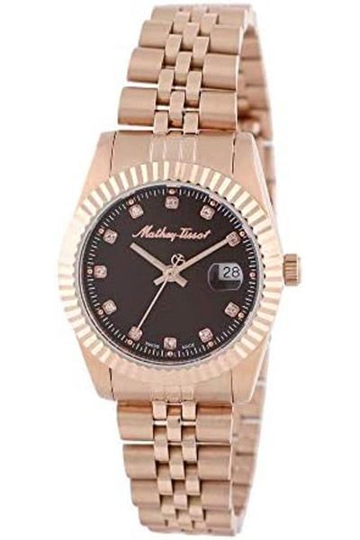 Mathey-Tissot Mathey-Tissot Mathy III Quartz Black Dial Ladies Watch