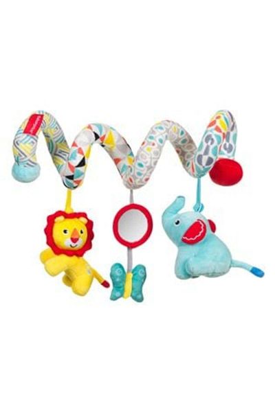 FISHER PRICE Toy for Stroller / Crib Spiral Animals Mirror - Fisher Price