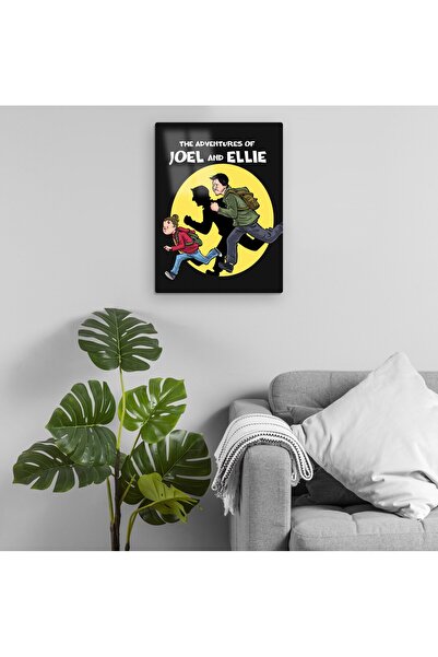 Pixxa Serija The Last of Us - Metalna slika modela Džoela i Eli 1