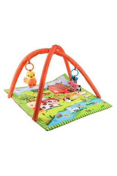 OEM Activity Mat & 2 Detachable Toys Farm Model for Babies 60 x 76.5 cm