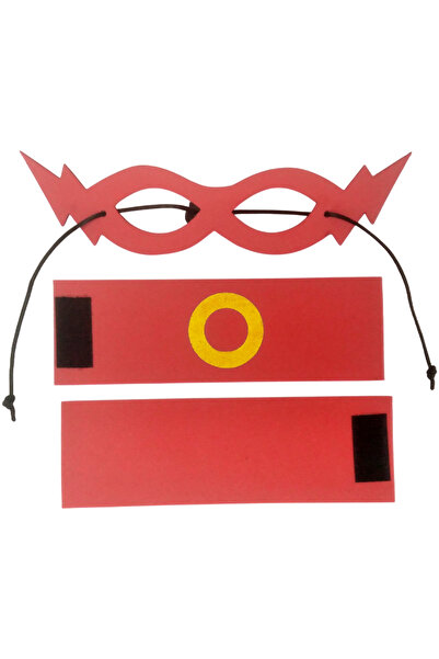 Probest DESIGN مجموعة قناع وأشرطة إيفا سوبر هيروين مع البرق، أعياد الميلاد، ا...