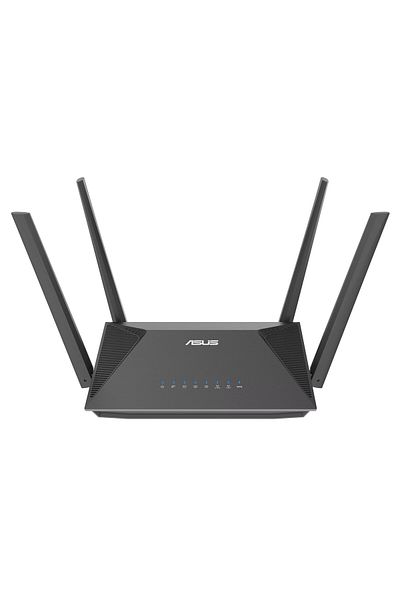 ASUS Router Wi-Fi ASUS, RT-AX52, WiFi 6, 802.11a/b/g/ac/ax, Dual-band, Negru
