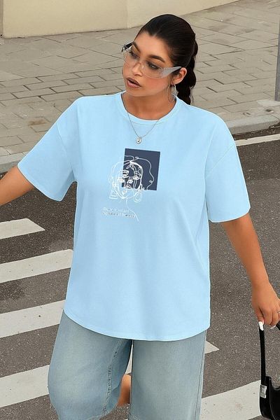 BENROMA 1 tricou este un cadou pentru achiziții de 6 și mai sus în coș - tricou unisex imprimat de dimensiuni mari