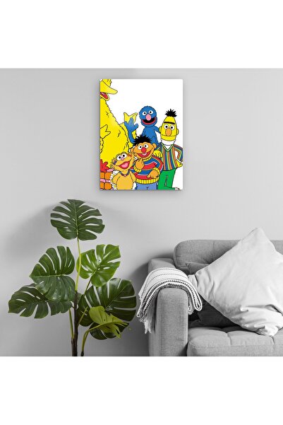 Pixxa Susam Sokağı Metal Tablo Model 2