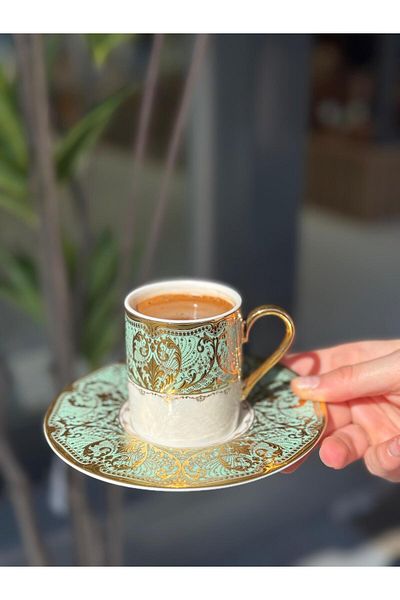 Onedekor Set of 6 Porcelain Waldo Coffee Cups