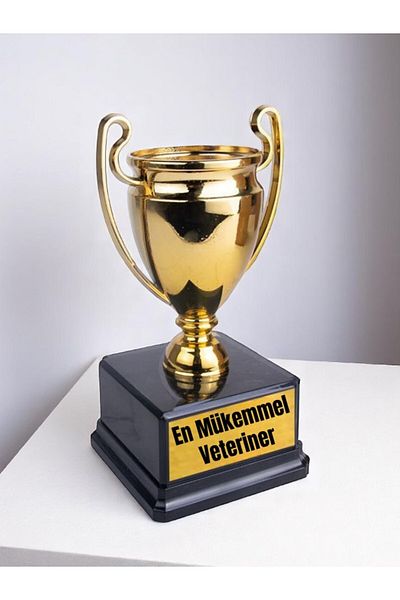 lili hediyelik The Best Excellent Veterinary Printed Reward Achievement Championship Trophy