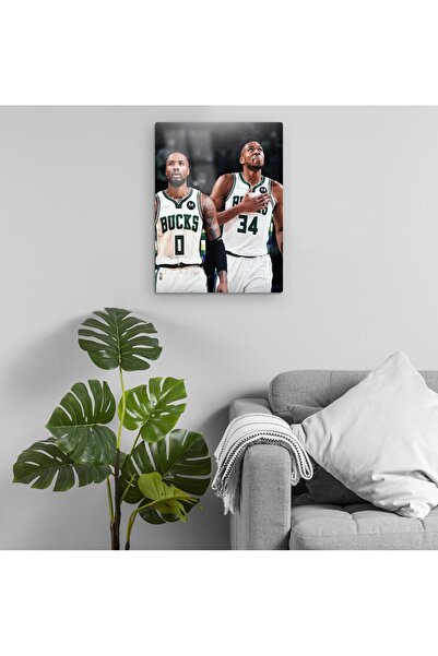 Pixxa Damian Lillard - Milwaukee Bucks - NBA metalni stoni model 4
