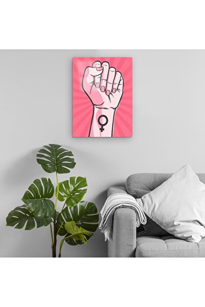 Pixxa Feminizam - Metalna slika o ženskim pravima Model 3