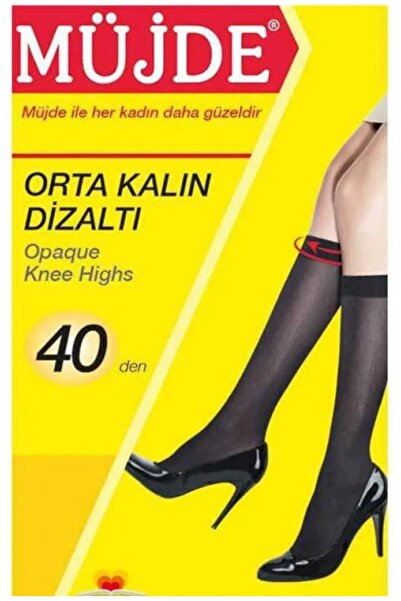 Müjde 4 Pack Fit 40 Den Medium Thick Below Knee Socks 86-Vi̇zon