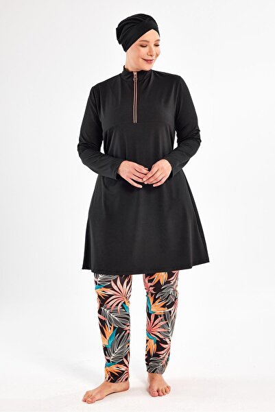 Adasea Maresiva Isley Battal Long Sleeve Hijab Swimsuit 252801